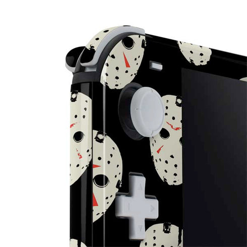 Warner Bros Friday the 13th Jason Voorhees Pattern Nintendo Switch Lite Skin